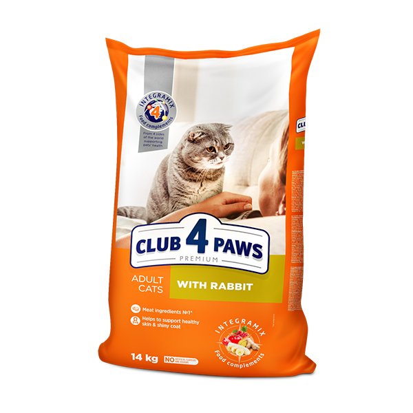 Club4Paws Premium Tavşanlı Yetişkin Kedi Maması 14 Kg - 2