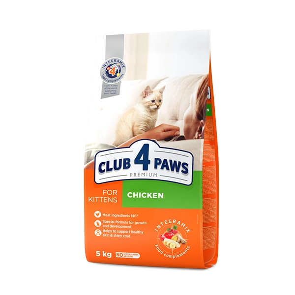 Club4Paws Premium Tavuklu Yavru Kedi Maması 5 Kg - 2