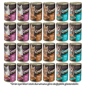 Crocus Karışık Kedi Yaş Maması 400 gr X 24 Adet
