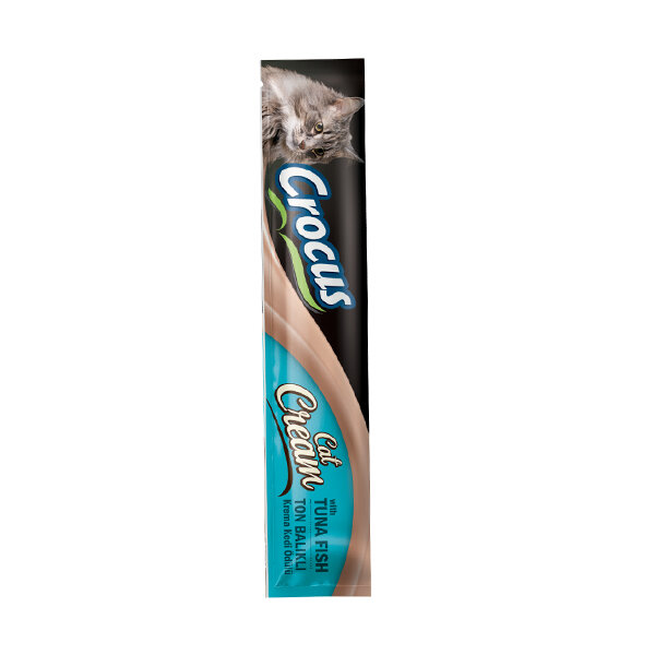 Crocus Ton Balıklı Krema Kedi Ödülü 15 gr - 1