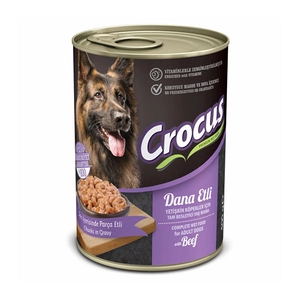 Crocus Yetişkin Köpek Dana Etli Yaş Mama 400 Gr