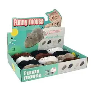 CT15038 Kurmalı Peluş Fare 12 Adet