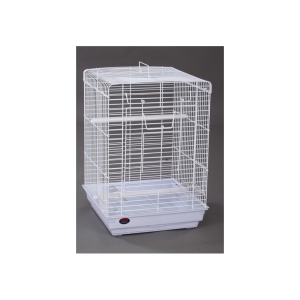 Dayang Büyük Boy Papağan Kafesi 40x40x58 cm Beyaz - 2