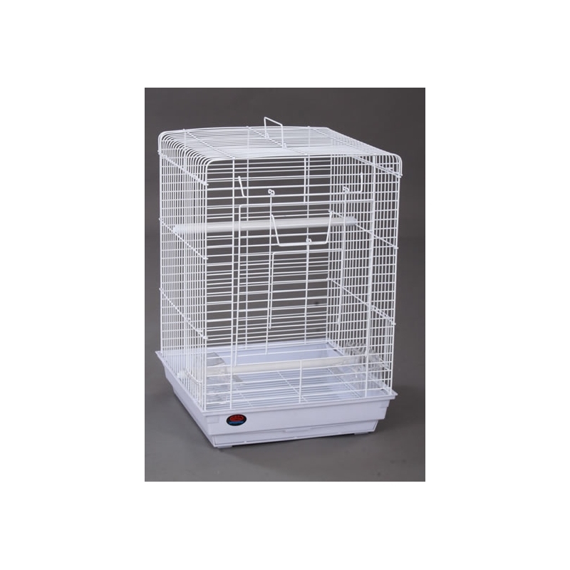 Dayang Büyük Boy Papağan Kafesi 40x40x58 cm Beyaz - 1