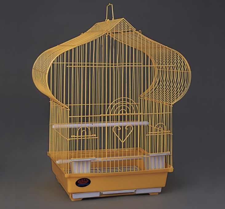 Dayang Damla Kuş Kafesi Renkli 29.5x22.3x49 cm - 1