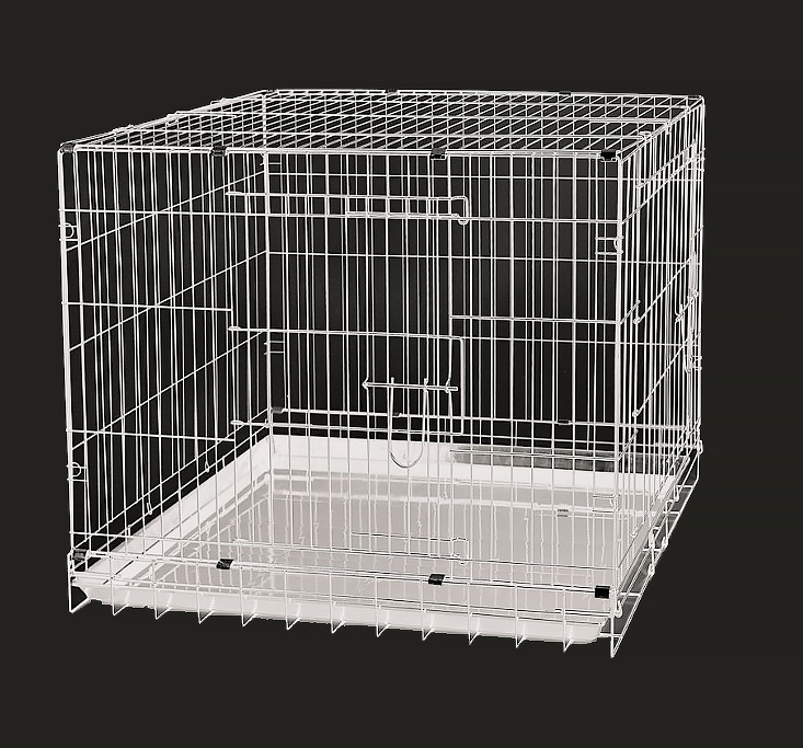 Dayang Köpek Kafesi Beyaz 93x56.5x63.5 - 1