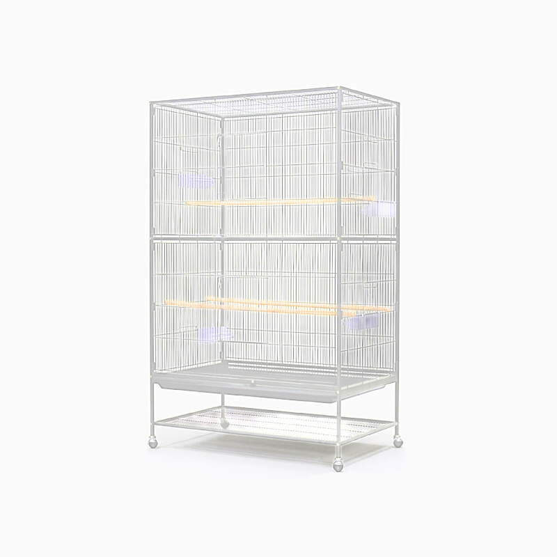 Dayang Salma/Büyük Kuş Kafesi Ayaklı 90x58.4x152.4 cm Beyaz - 1