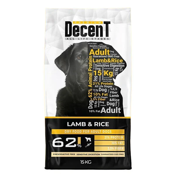 Decent Kuzu Etli Yetişkin Köpek Maması 15 Kg - 1