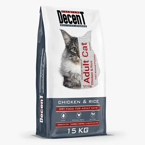 Decent Tavuklu Yetişkin Kedi Maması 15 Kg - 1