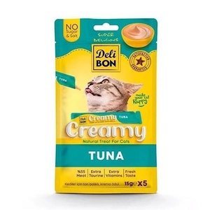 Delibon Creamy Ödül Maması Ton Balıklı 15Gr 5Li Paket
