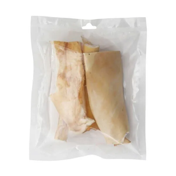 Delibon Kurutulmuş Parça Dana Kafa Derisi Köpek Ödül Maması 1 Cm 100 Gr - 1