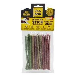 DELİBON DERİ MUNCHY ÇUBUK İNCE BOY 25 Lİ PAKET KARIŞIK RENK KARIŞIKRENK İNCEx25AD.