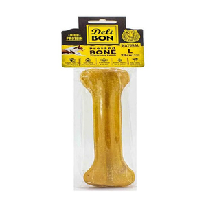 Delibon Kemik Doğal Köpek Çiğneme Ödülü 22cm 1 Adet - Natural
