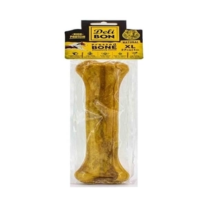 Delibon Deri Pres Çiğneme Kemiği 27 Cm XL Boy 1'Li Naturel Paket - 2
