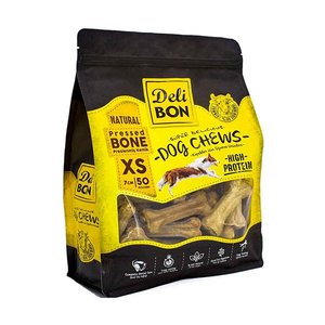 Delibon Deri Pres Kemik 7 Cm XS Boy 50'li Torba Naturel 7CmX50Ad.