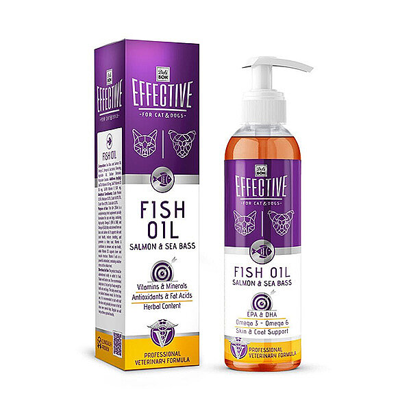 Delibon Effective Kedi ve Köpek Somon Yağı 250 ml - 1