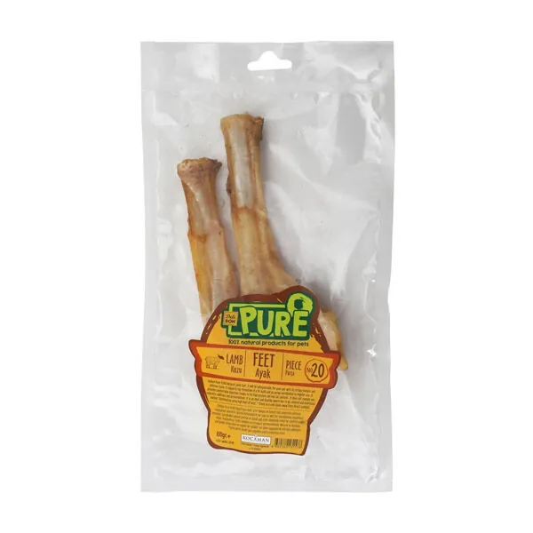 Delibon Kurutulmuş Parça Kuzu Ayak Köpek Ödül Maması 1 Cm 100 Gr - 1