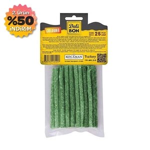 Delibon Super Munchy Çubuk Spirulinalı Çiğneme Kemiği 25 Adet