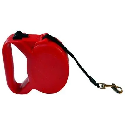 Dog Leash Otomatik Şerit Köpek Gezdirme Tasması Kırmızı 5 metre - 2