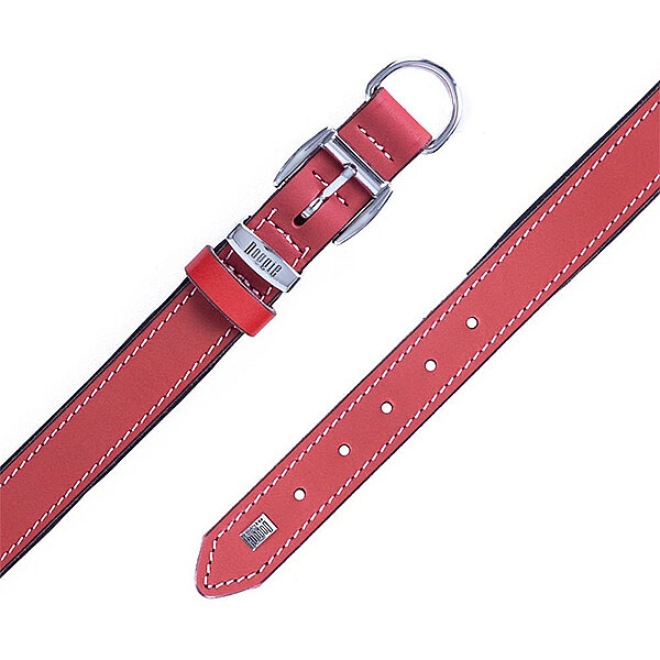 Doggie Deri Köpek Tasması 2.5x37-45cm (Kırmızı) - 3