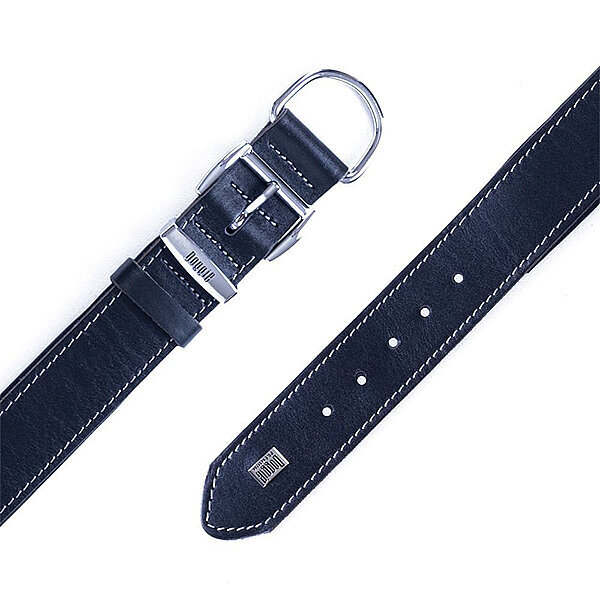 Doggie Deri Köpek Tasması 4x52-60cm (Siyah) - 3