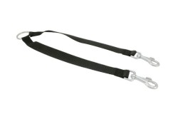 Doggie Dokuma Çift Köpek Gezdirme Tasması (2CMx45CM - DCG 20)