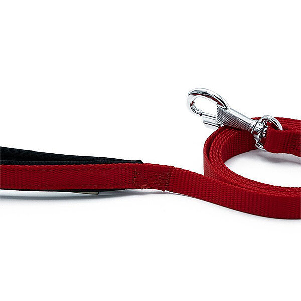 Doggie Dokuma Köpek Gezdirme Kayışı 1.5x160cm (Kırmızı) - 2