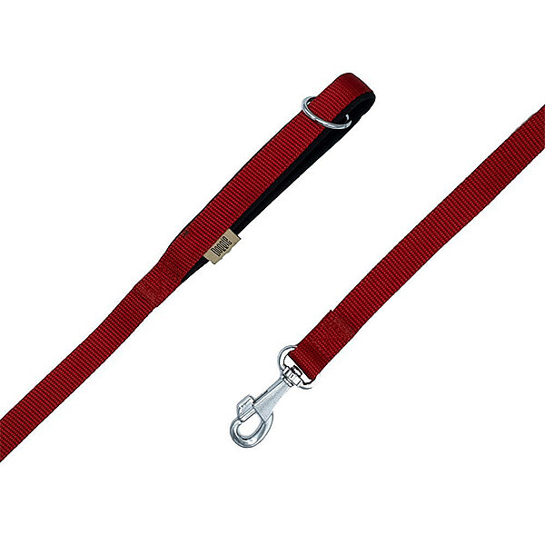 Doggie Dokuma Köpek Gezdirme Kayışı 2x140cm (Kırmızı) - 3