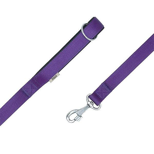 Doggie Dokuma Köpek Gezdirme Kayışı 2x140cm (Mor) - 3
