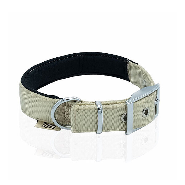Doggie Elit Dokuma Köpek Tasması 2.5x37-45cm (Haki)