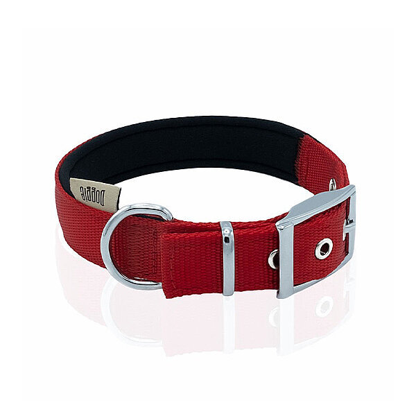 Doggie Elit Dokuma Köpek Tasması 2.5x37-45cm (Kırmızı)