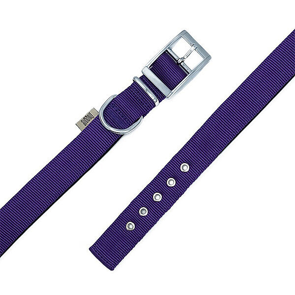 Doggie Elit Dokuma Köpek Tasması 2.5x37-45cm (Mor) - 3