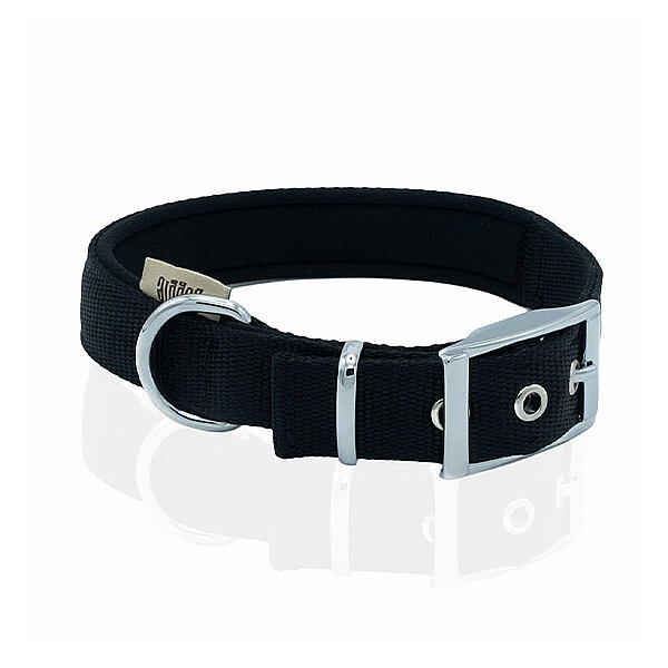 Doggie Elit Dokuma Köpek Tasması 2.5x37-45cm (Siyah) - 1