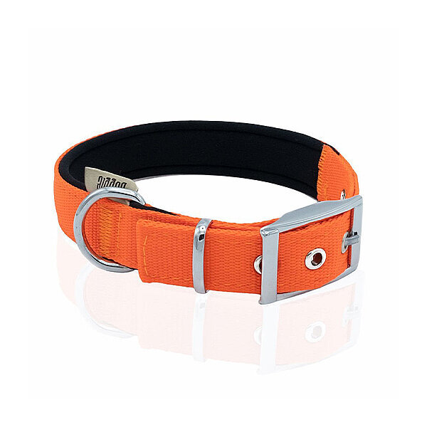 Doggie Elit Dokuma Köpek Tasması 2.5x37-45cm (Turuncu)