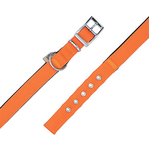 Doggie Elit Dokuma Köpek Tasması 3.5x47-55cm (Turuncu) - 3