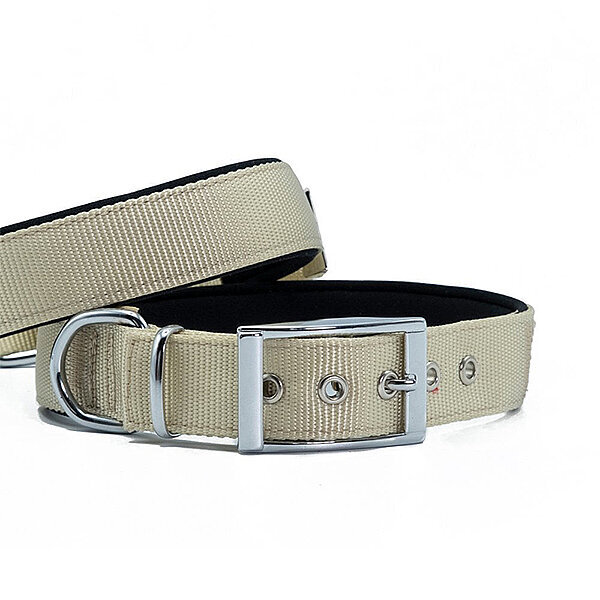 Doggie Elit Dokuma Köpek Tasması 3.5x52-60cm (Haki) - 2
