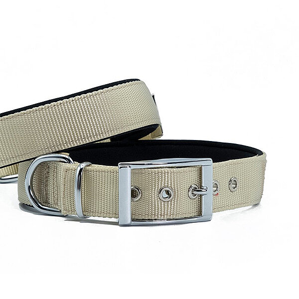 Doggie Elit Dokuma Köpek Tasması 3.5x52-60cm (Haki) - 2