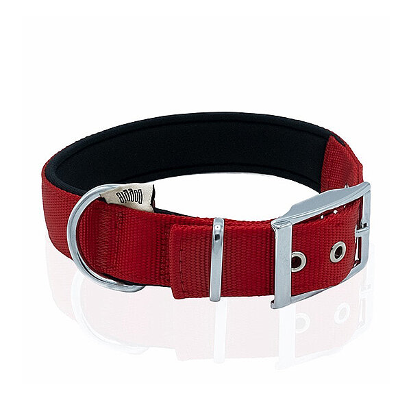 Doggie Elit Dokuma Köpek Tasması 3x42-50cm (Kırmızı) - 1