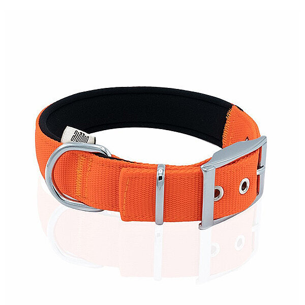 Doggie Elit Dokuma Köpek Tasması 3x42-50cm (Turuncu)