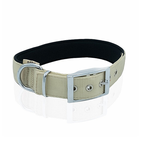 Doggie Elit Dokuma Köpek Tasması 3x47-55cm (Haki) - 1
