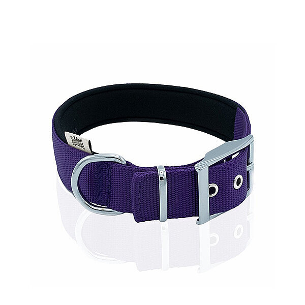 Doggie Elit Dokuma Köpek Tasması 3x47-55cm (Mor)