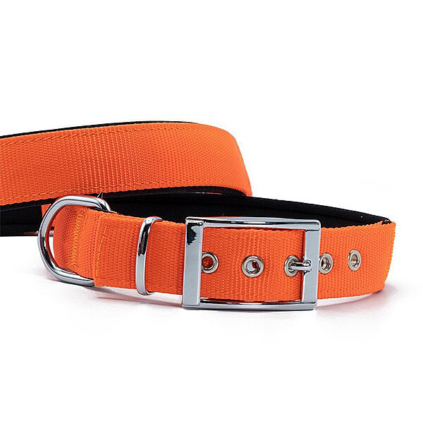 Doggie Elit Dokuma Köpek Tasması 3x47-55cm (Turuncu) - 2