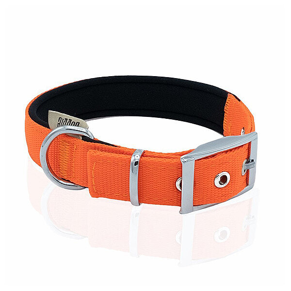 Doggie Elit Dokuma Köpek Tasması 4x47-55cm (Turuncu)