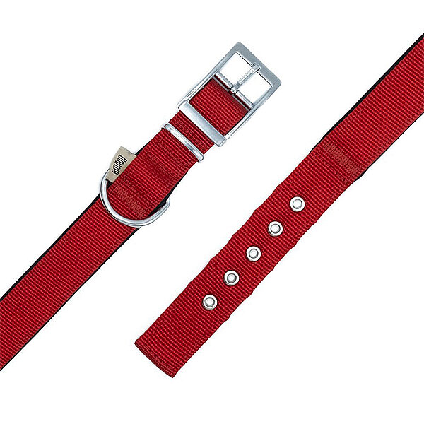 Doggie Elit Dokuma Köpek Tasması 4x52-60cm (Kırmızı) - 3