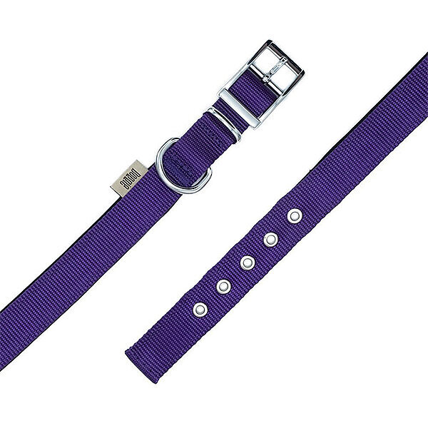 Doggie Elit Dokuma Köpek Tasması 4x52-60cm (Mor) - 3