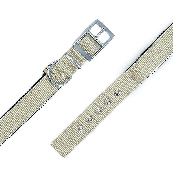 Doggie Elit Dokuma Köpek Tasması 4x57-65cm (Haki) - 3