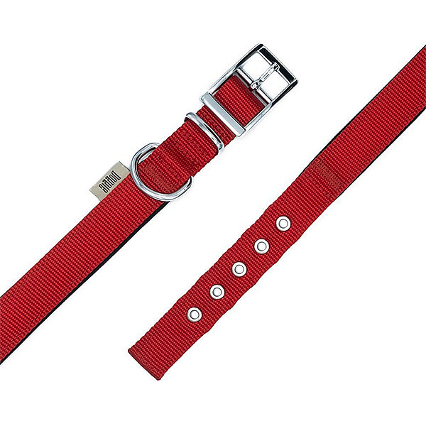 Doggie Elit Dokuma Köpek Tasması 4x57-65cm (Kırmızı) - 3