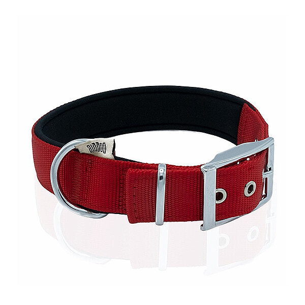 Doggie Elit Dokuma Köpek Tasması 4x57-65cm (Kırmızı)