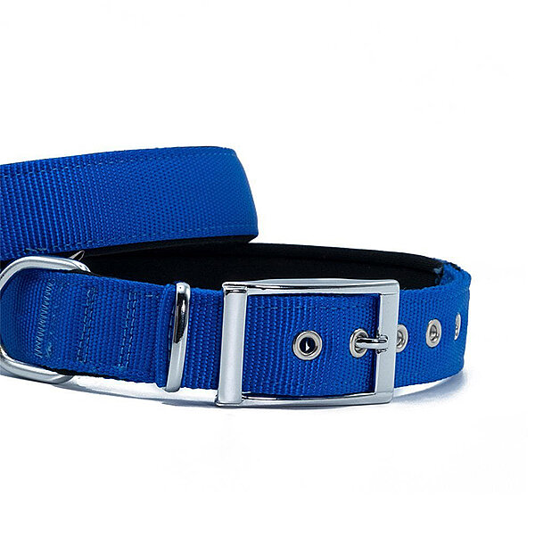 Doggie Elit Dokuma Köpek Tasması 4x57-65cm (Mavi) - 2