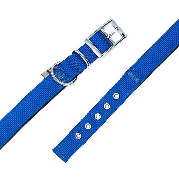 Doggie Elit Dokuma Köpek Tasması 4x57-65cm (Mavi) - 3
